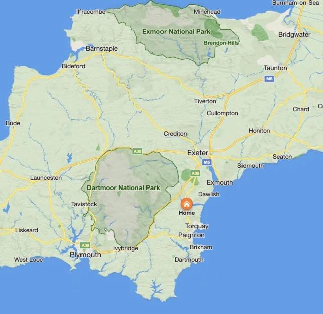 Teign Head Apartment Newton Abbot Ngoại thất bức ảnh